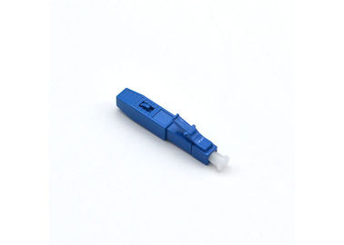 Синь быстрого соединителя оптического волокна ЛК УПК пре- врезанная для кабеля буфера 0.9мм плотного