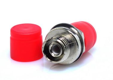 Round Small D Fiber Optical Adapter , Flange FC - FC Flexible Coupling Adapter